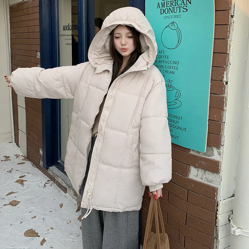Relaxed-fit Windproof Puffer Jacket featuring a Zip Up design