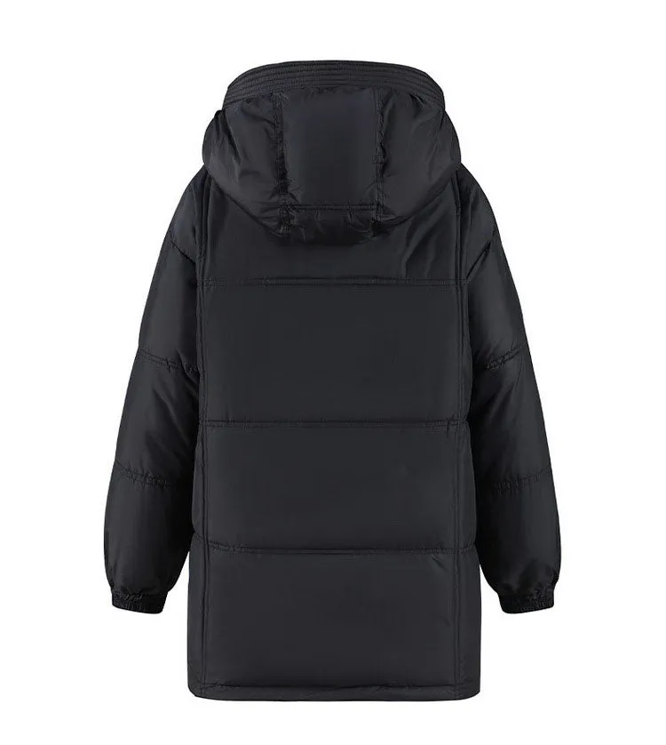 Relaxed-fit Windproof Puffer Jacket featuring a Zip Up design