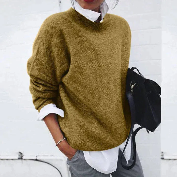 Relaxed jersey for women - comfortable and versatile knitted sweater