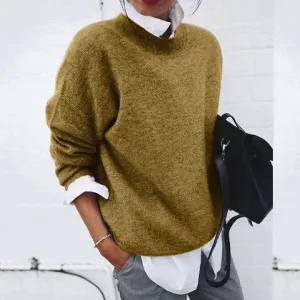 Relaxed jersey for women - comfortable and versatile knitted sweater