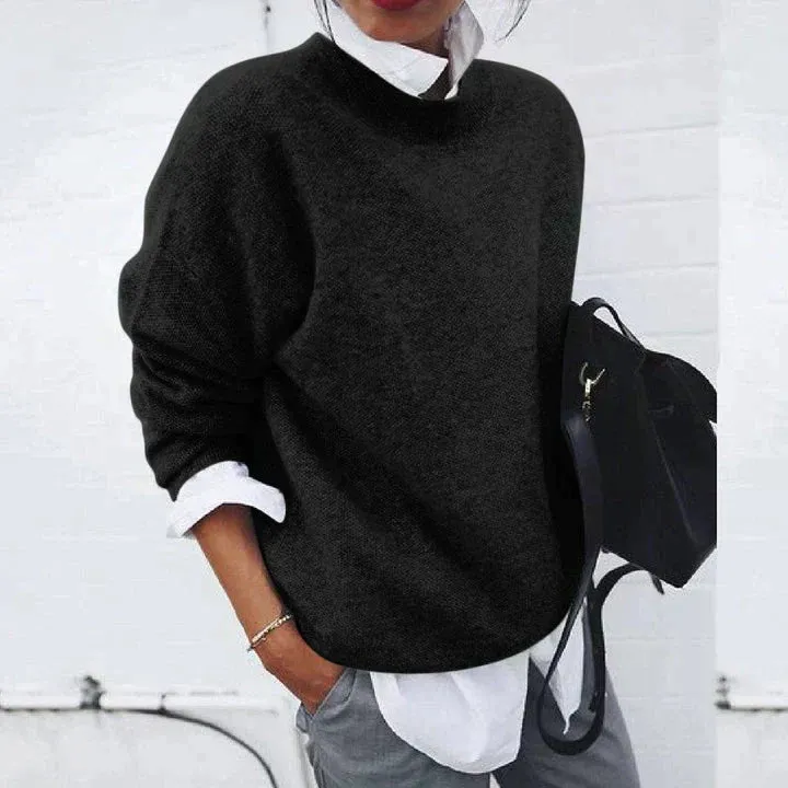 Relaxed jersey for women - comfortable and versatile knitted sweater