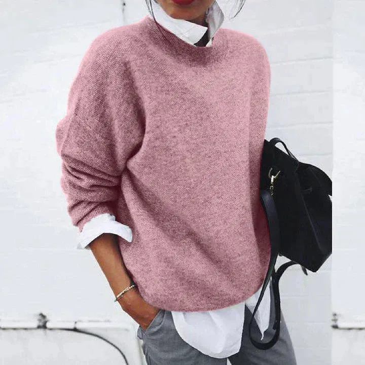 Relaxed jersey for women - comfortable and versatile knitted sweater