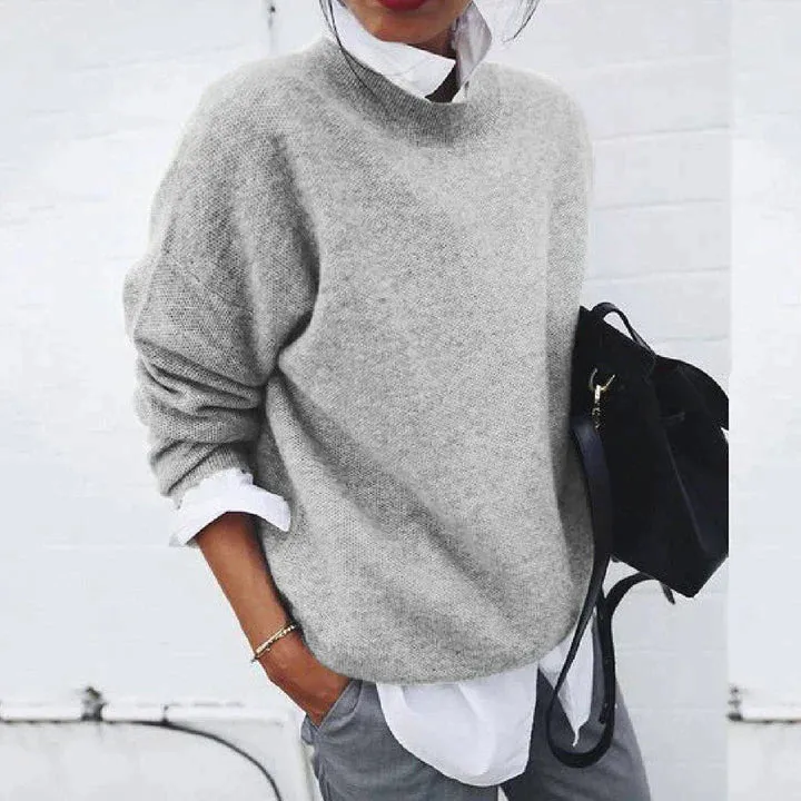 Relaxed jersey for women - comfortable and versatile knitted sweater