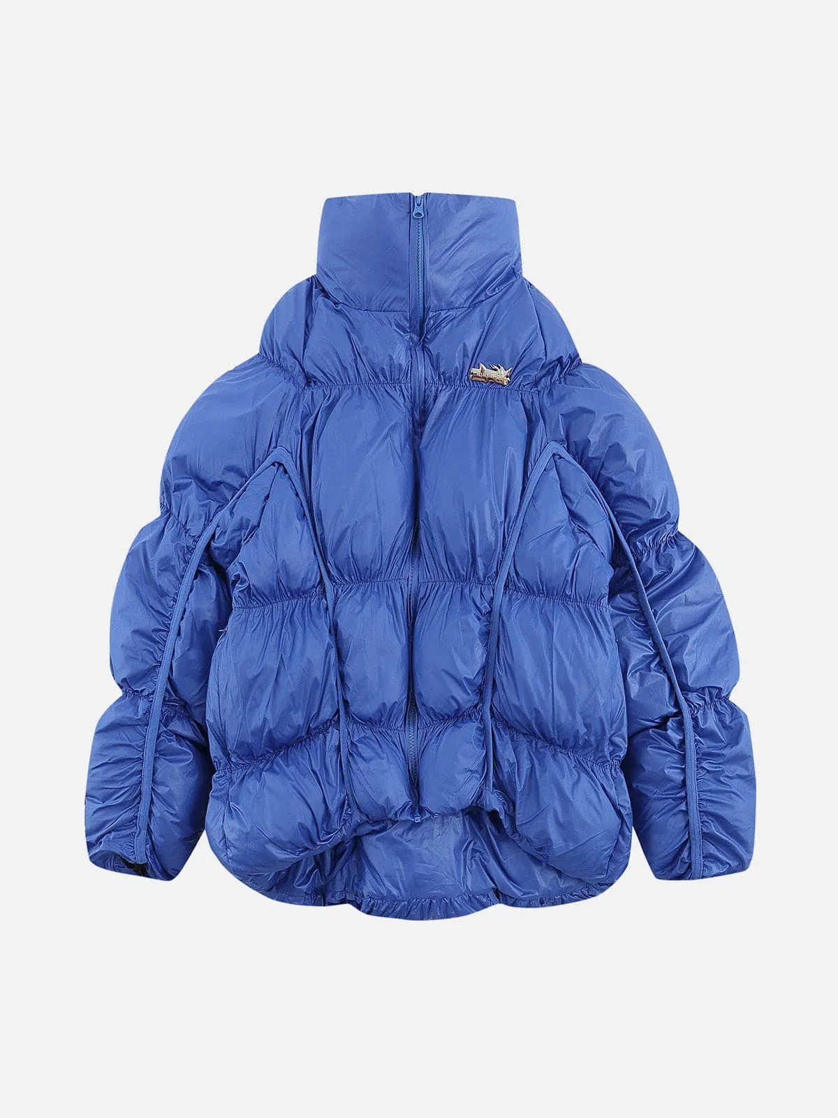 Rimiro - Irregular Split Pleats Winter Coat
