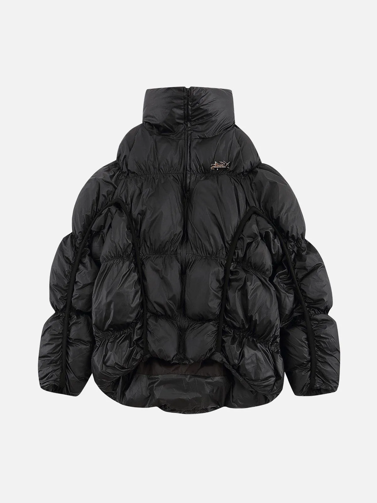 Rimiro - Irregular Split Pleats Winter Coat