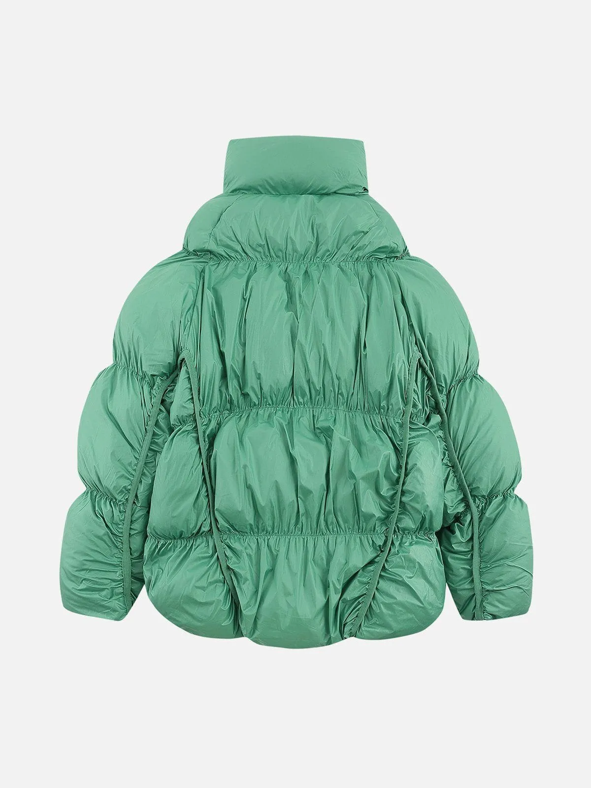 Rimiro - Irregular Split Pleats Winter Coat