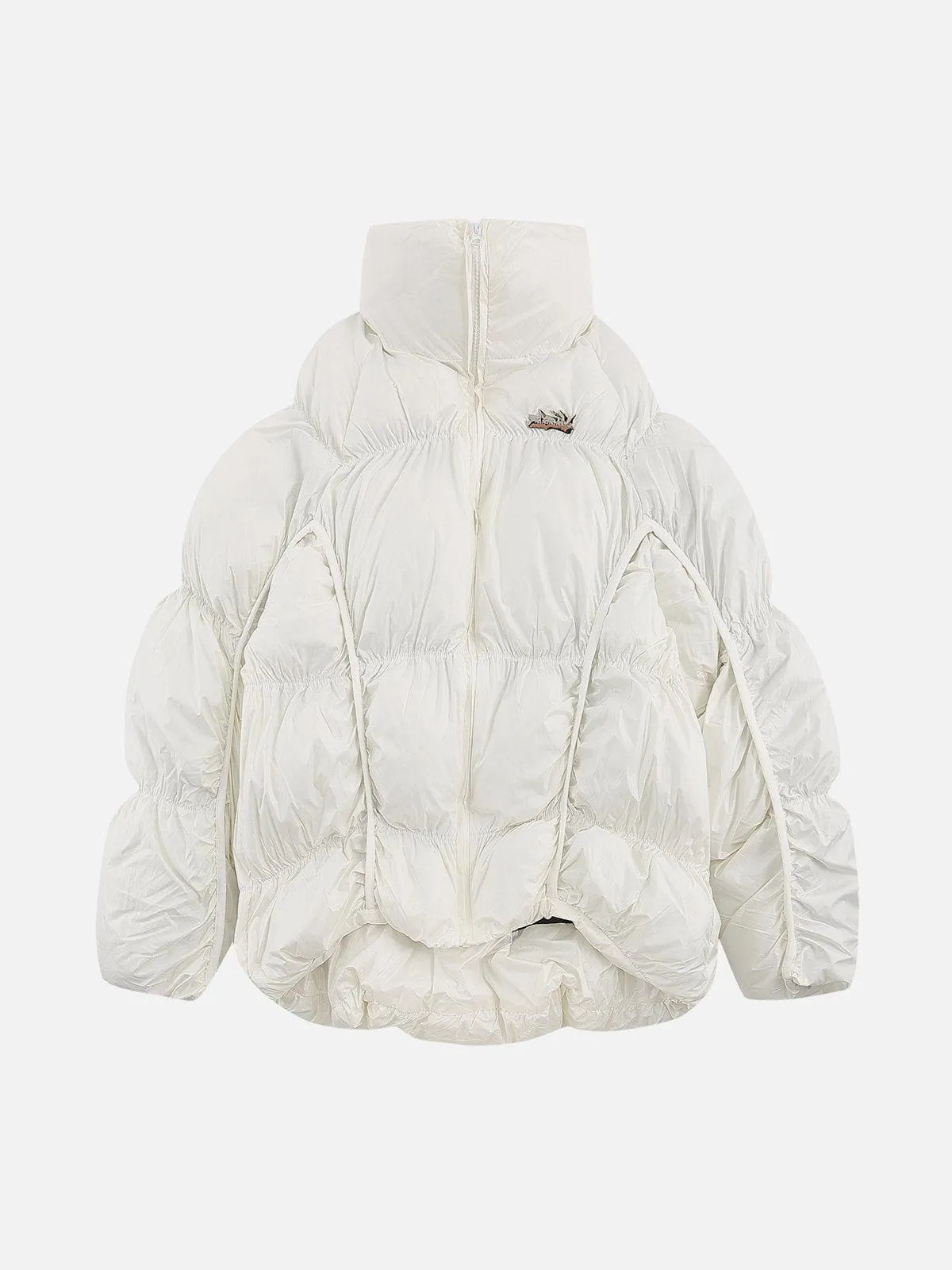 Rimiro - Irregular Split Pleats Winter Coat