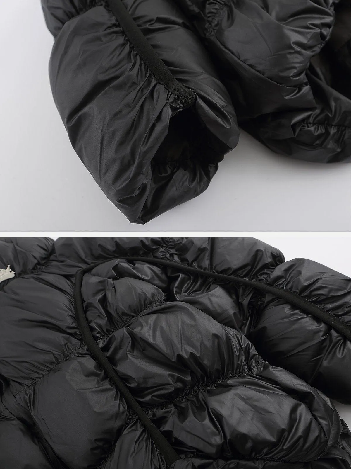 Rimiro - Irregular Split Pleats Winter Coat