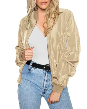 Rinna Bomber Jacket: Stylish, Classic, Pocketed, Versatile