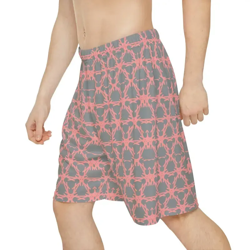 Rock your Workout in Orange Pattern Sports Shorts