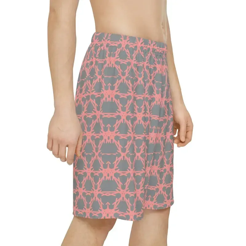 Rock your Workout in Orange Pattern Sports Shorts