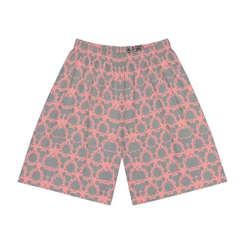 Rock your Workout in Orange Pattern Sports Shorts