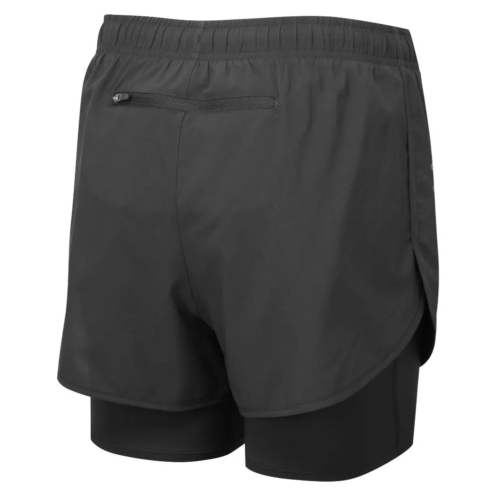 Ronhill Core Twin Short (Womens) - All Black
