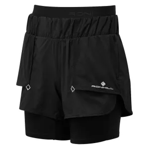 Ronhill Tech Twin Short (Womens) - All Black