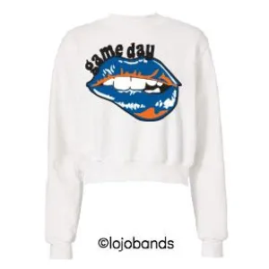 Royal Blue & Orange Game Day Sweatshirt