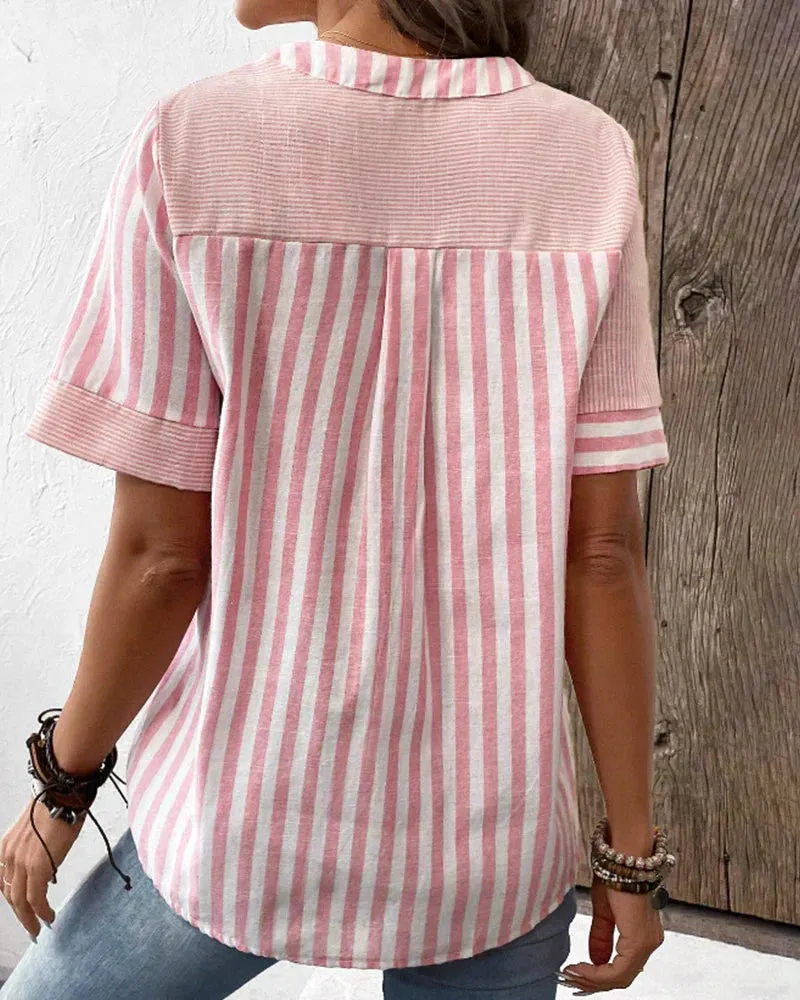 Sara - Classic Striped Top