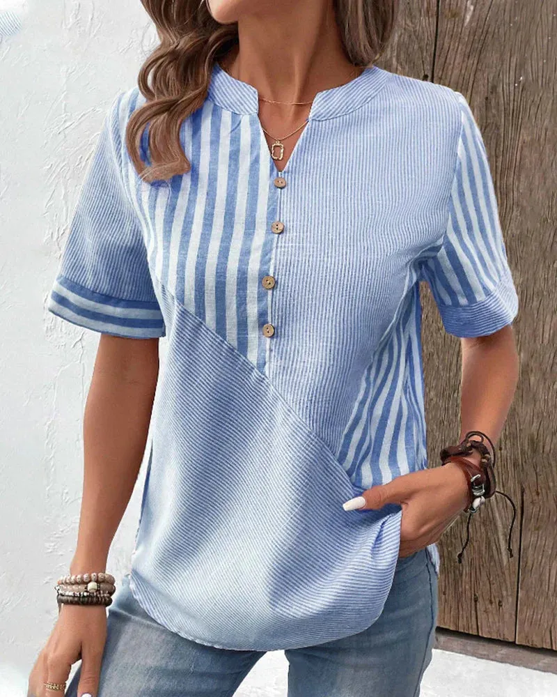 Sara - Classic Striped Top