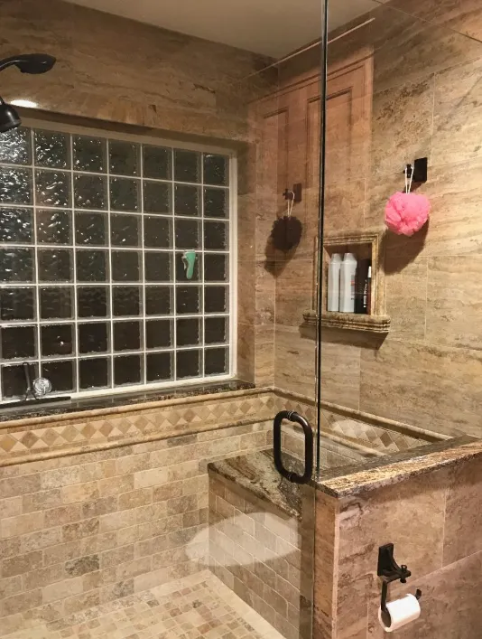 Scabos Travertine Vein Cut 12X24 Filled and Polished Tiles - Premium Quality (SAMPLE)