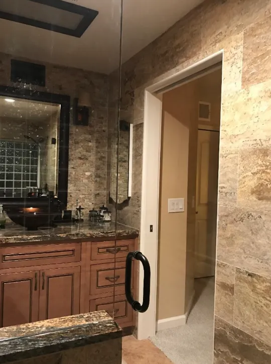Scabos Travertine Vein Cut 12X24 Filled and Polished Tiles - Premium Quality (SAMPLE)