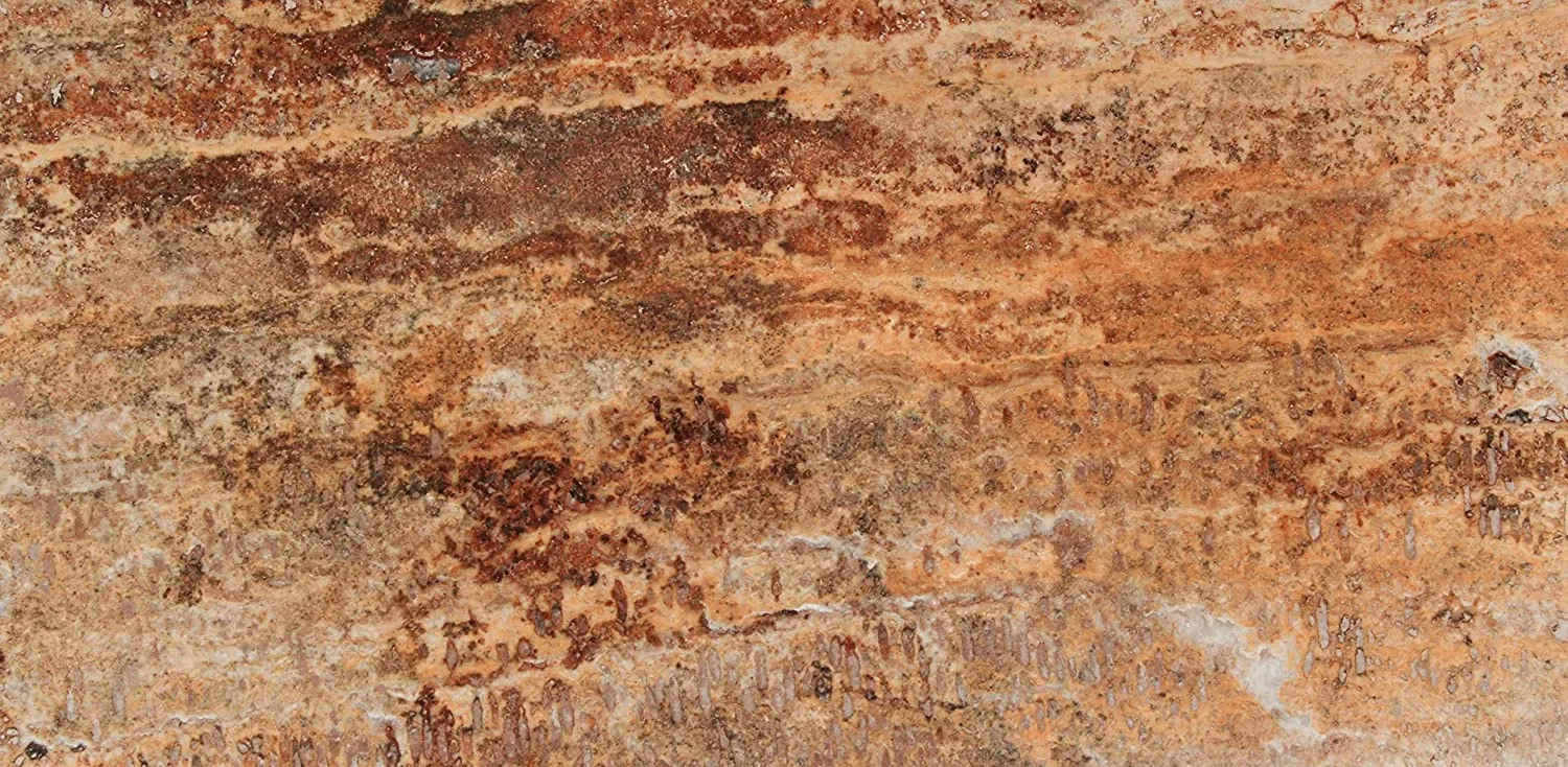 Scabos Travertine Vein Cut 12X24 Filled and Polished Tiles - Premium Quality (SAMPLE)