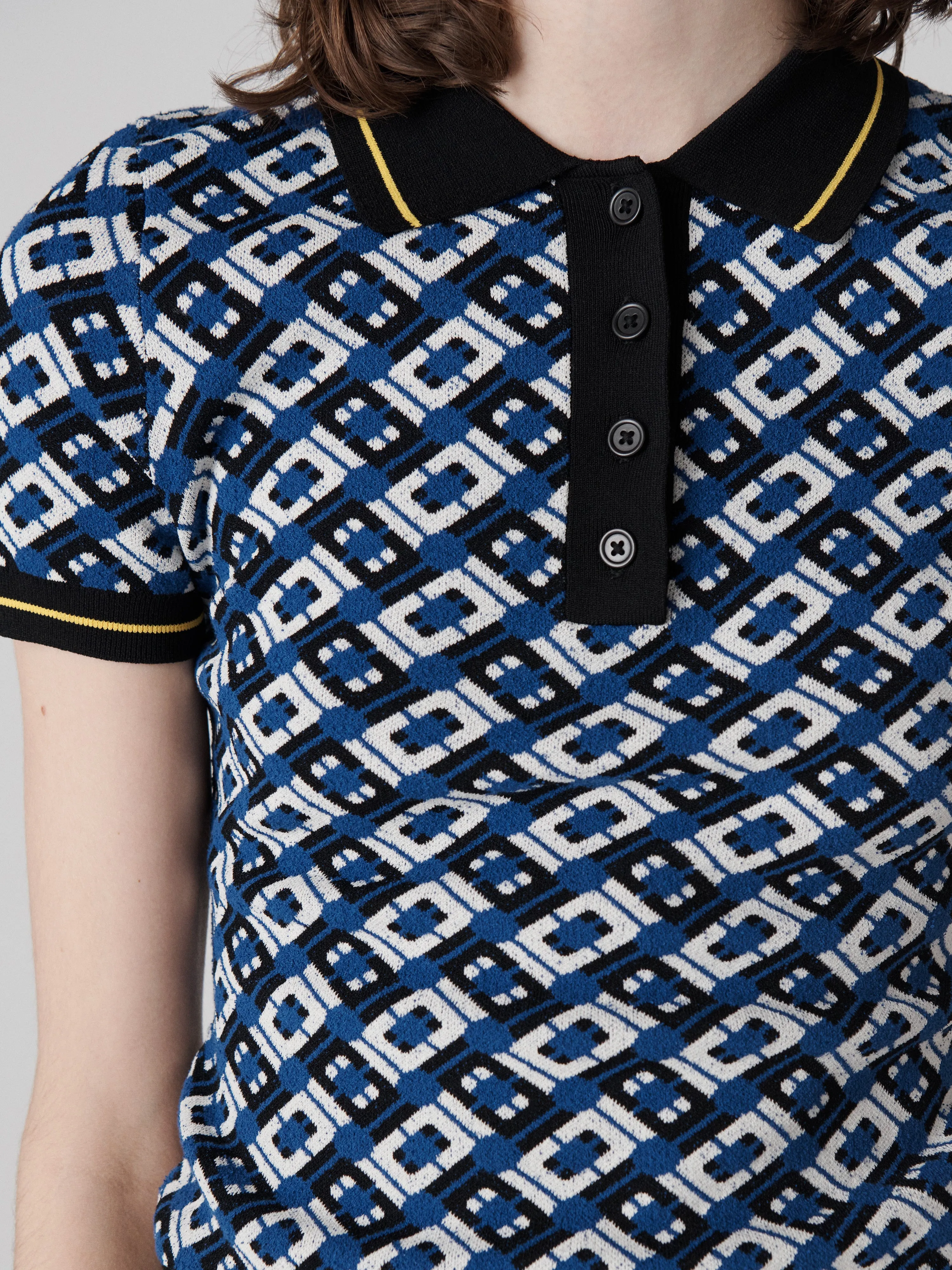 Serena Knit Jacquard Top