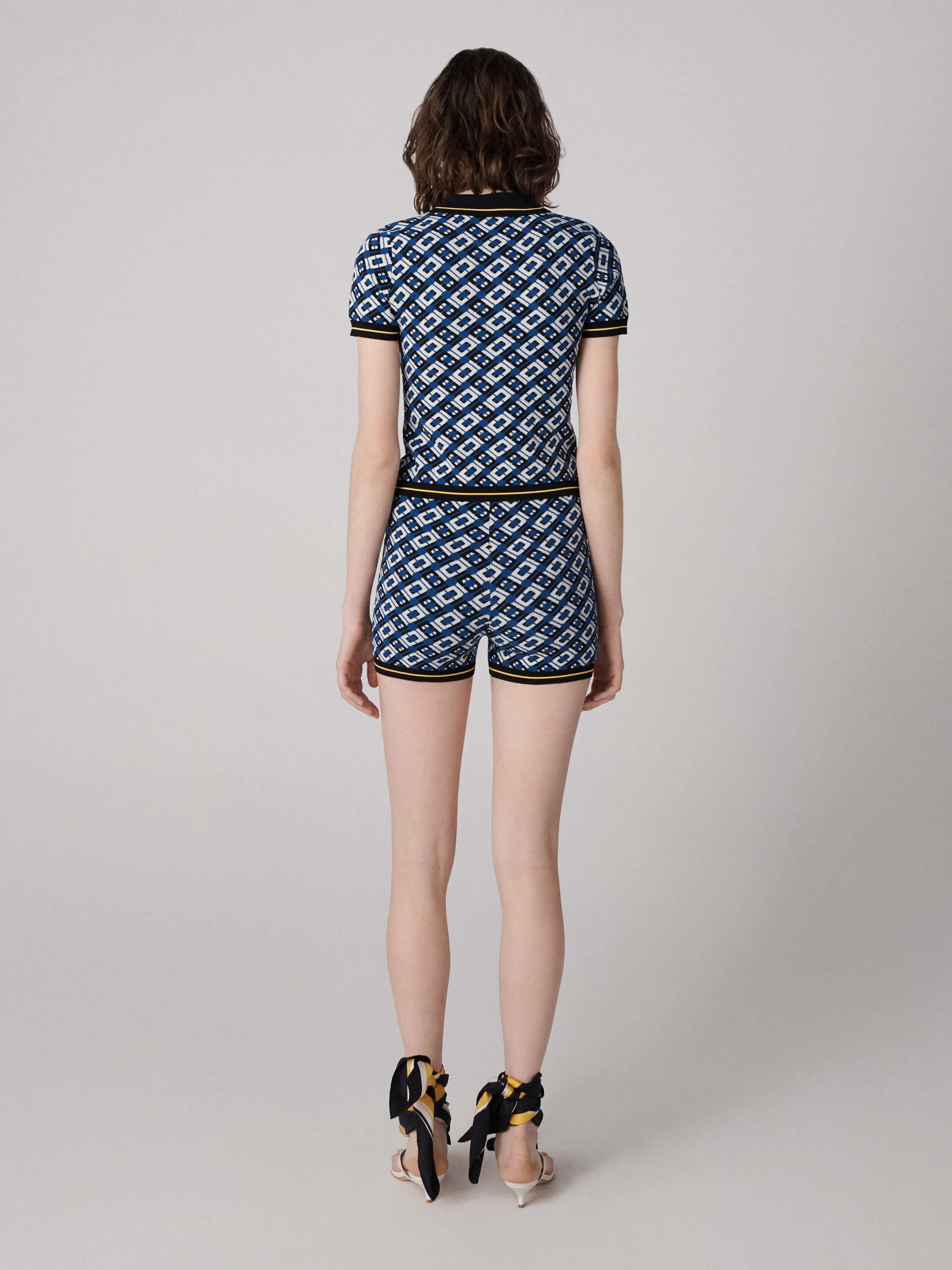 Serena Knit Jacquard Top