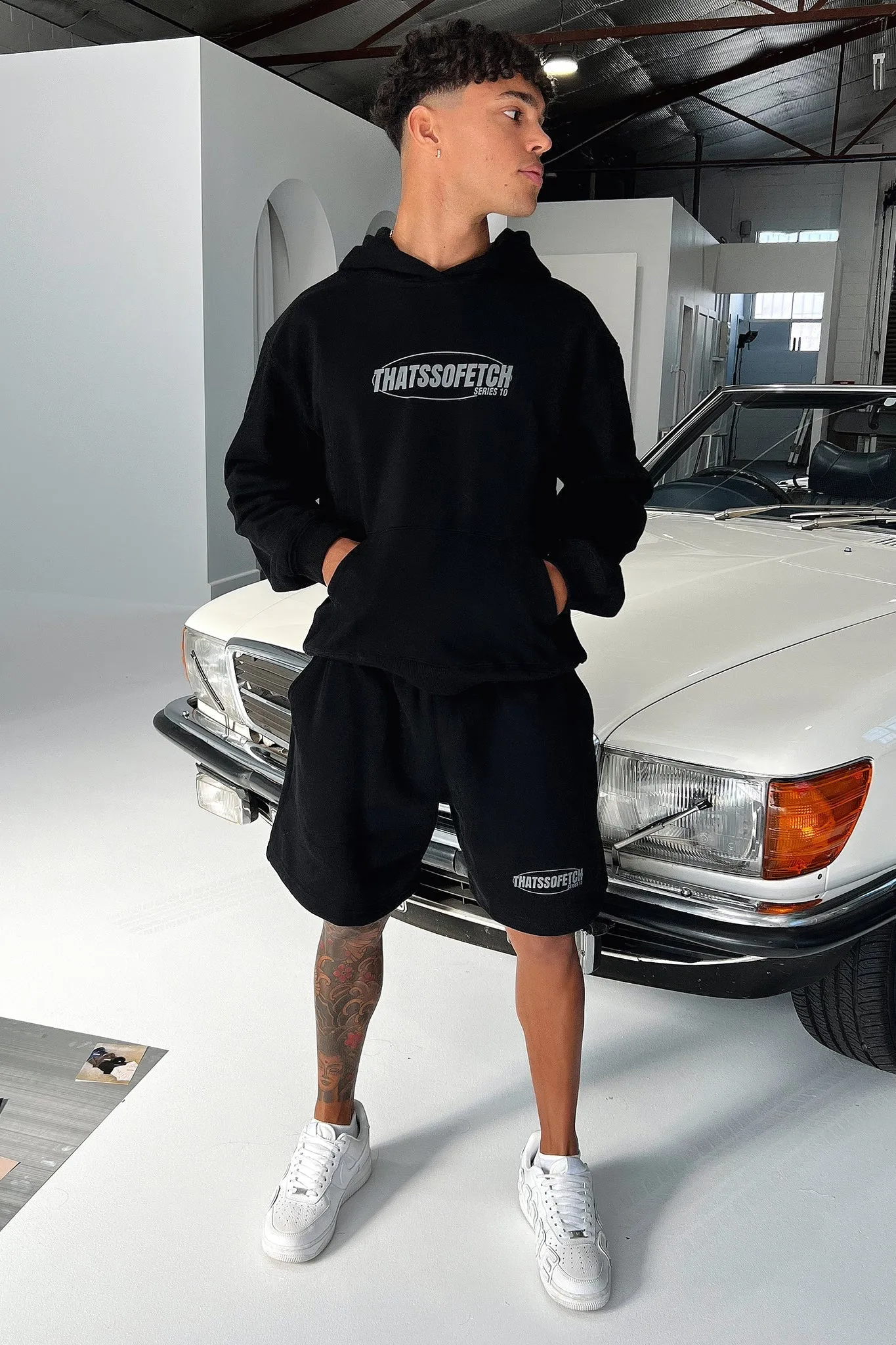 Series 10 3/4 Shorts - Black