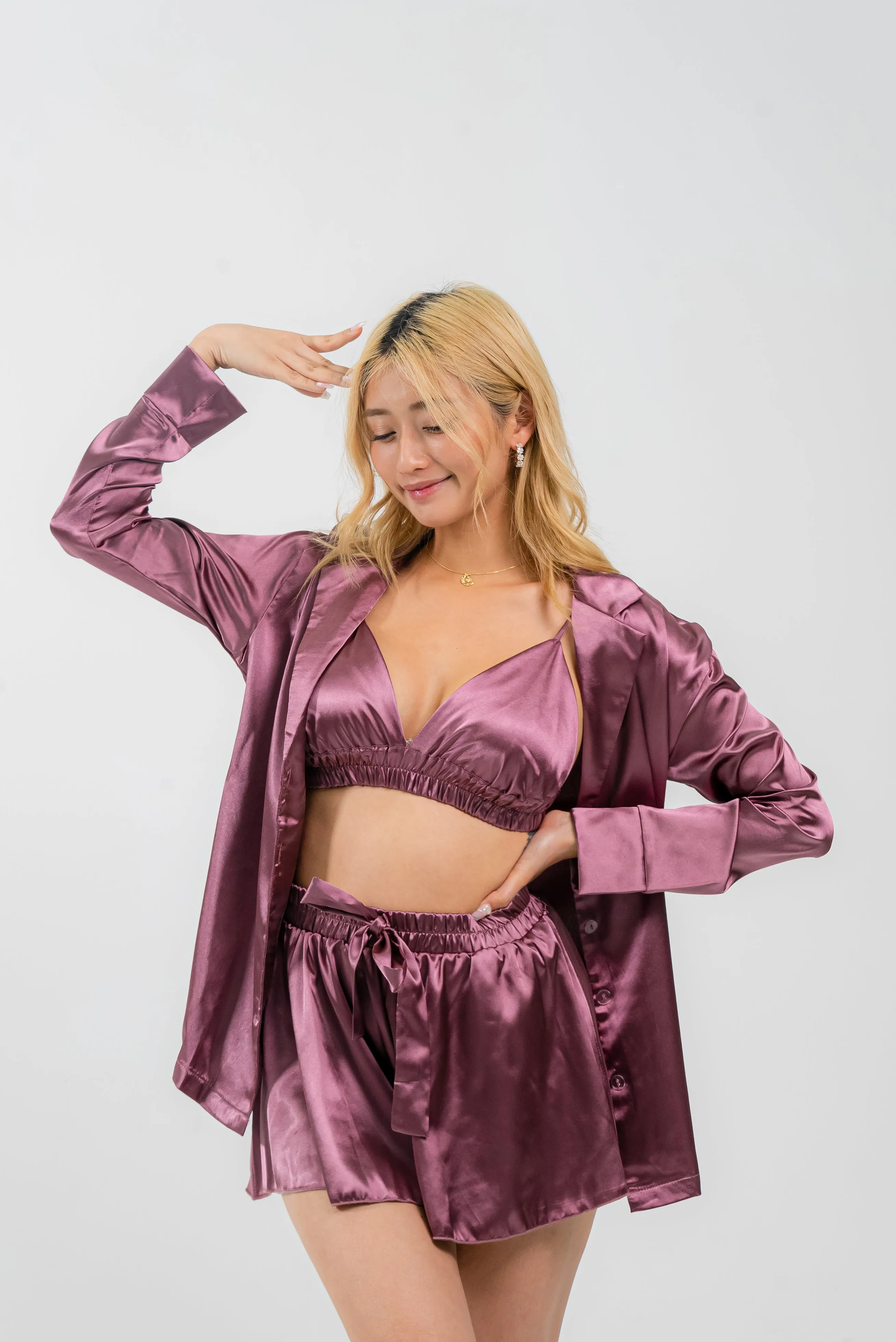 Serra 3 Piece Satin Set