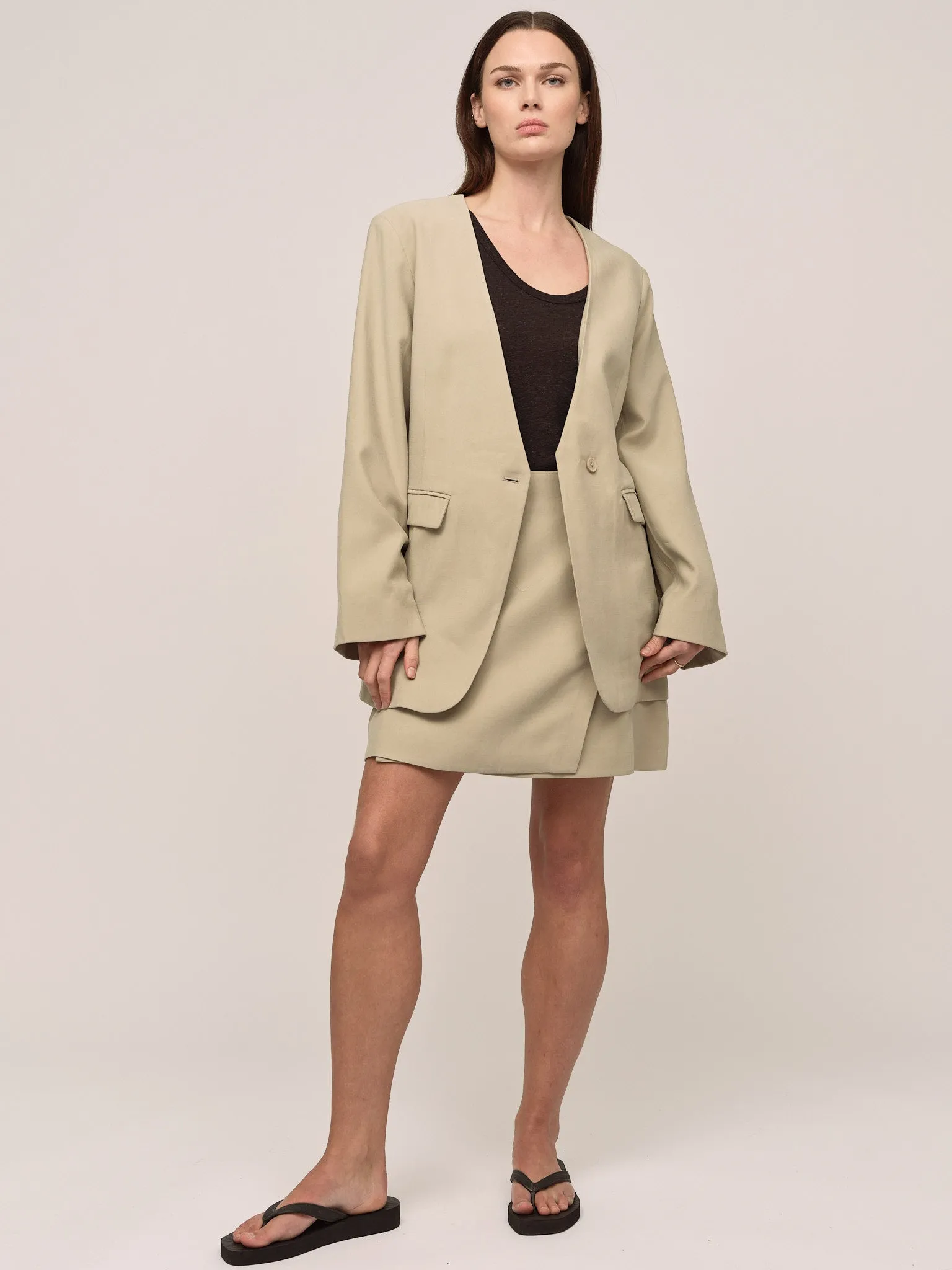 Shade Wrap Skirt - Sea Green