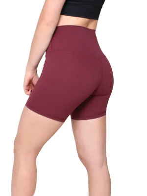 Shaper Booty Shorts - Maroon