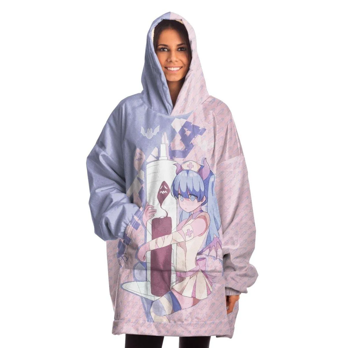 Shizuka Kawaii Anime Nurse - Creepy Cute - Snug Hoodie