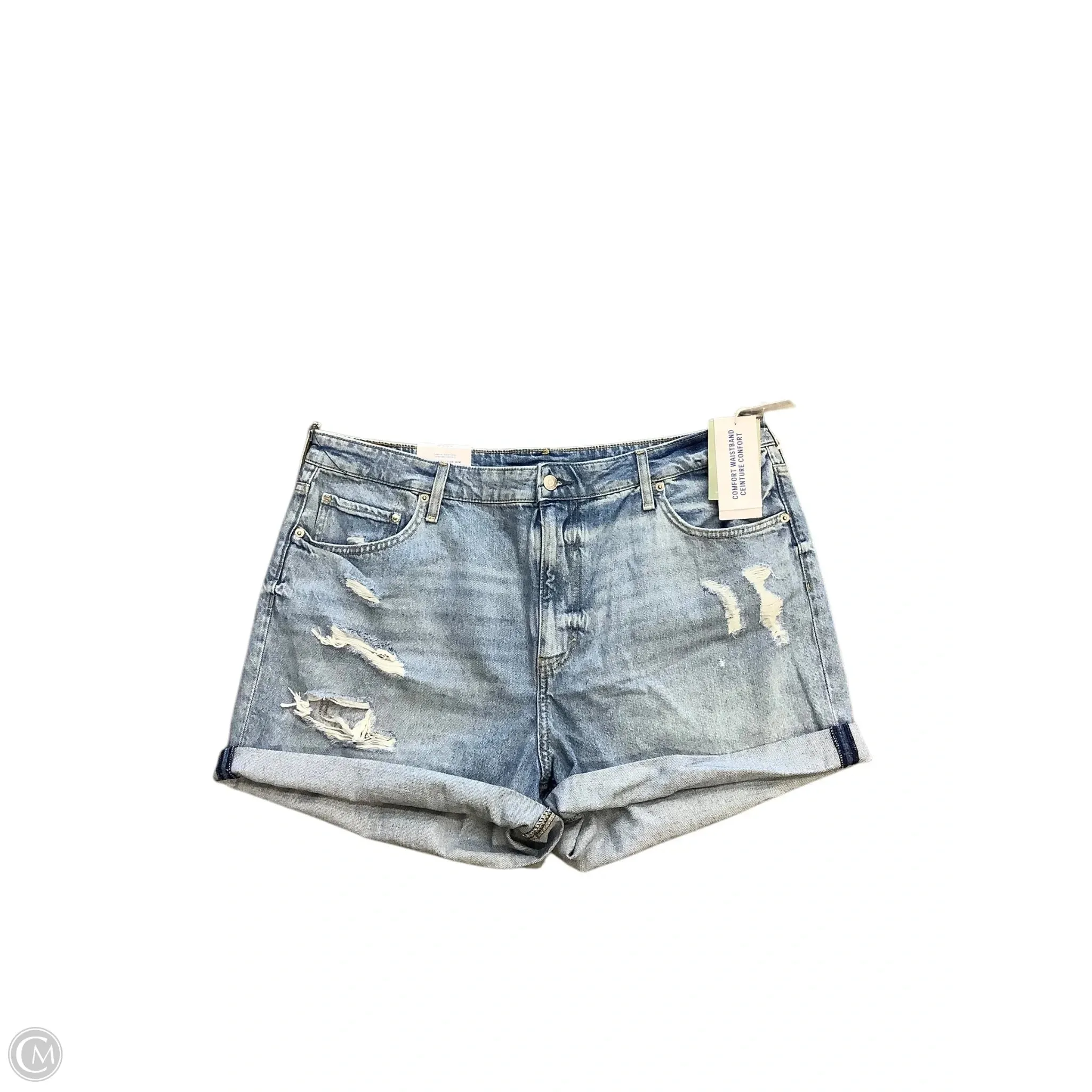 Shorts By Cmc In Blue Denim, Size: 18