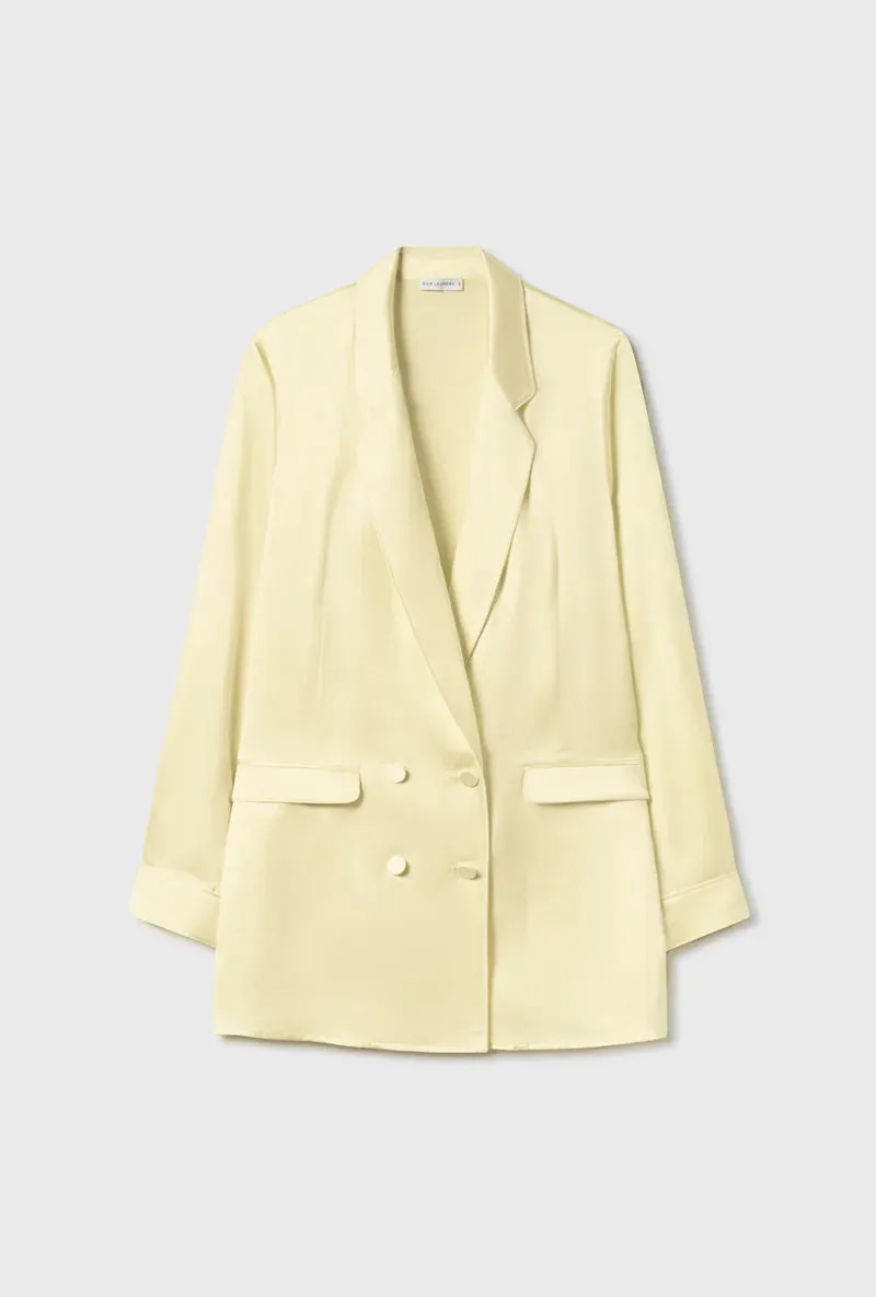 Silk Laundry - Relaxed Blazer Vanilla Flower
