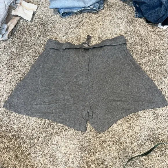 SKIMS Knit Pajama Shorts Heather Gray Size Small