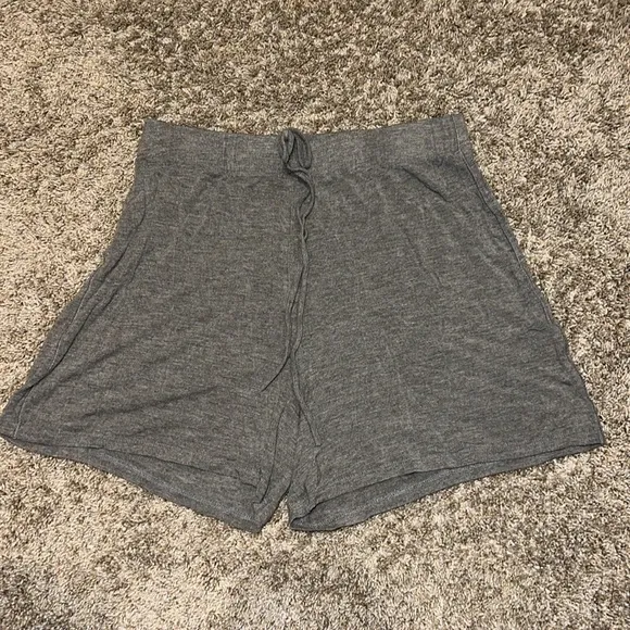 SKIMS Knit Pajama Shorts Heather Gray Size Small