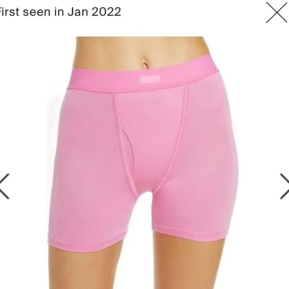 SKIMS SIZE MEDIUM 2022 Bubblegum pink sleep boxers boxer shorts NWT AP-SHO-1159