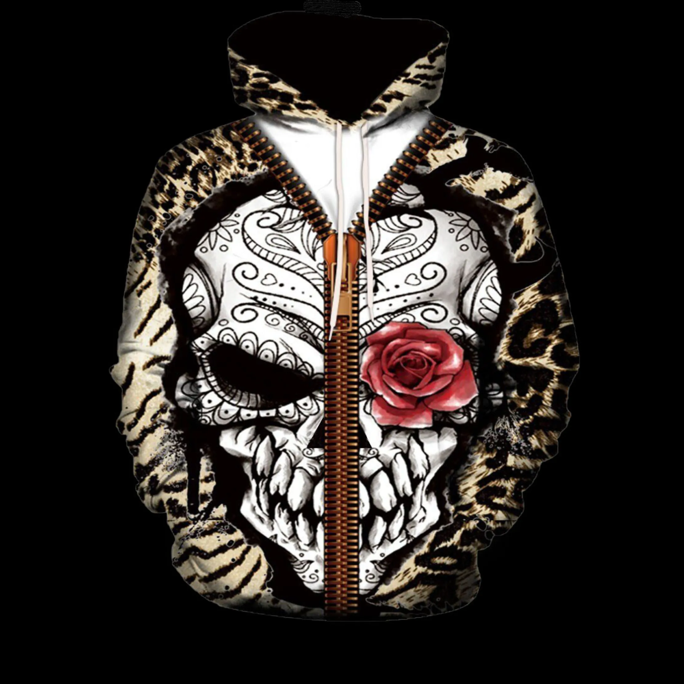 Skull & Rose Hoodie