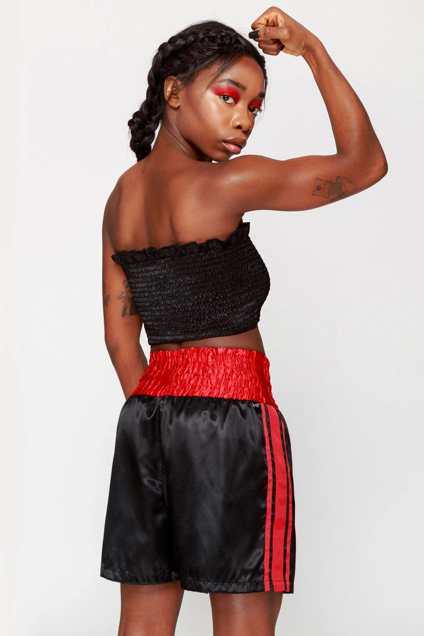 Slay & Pray Satin Boxing Shorts