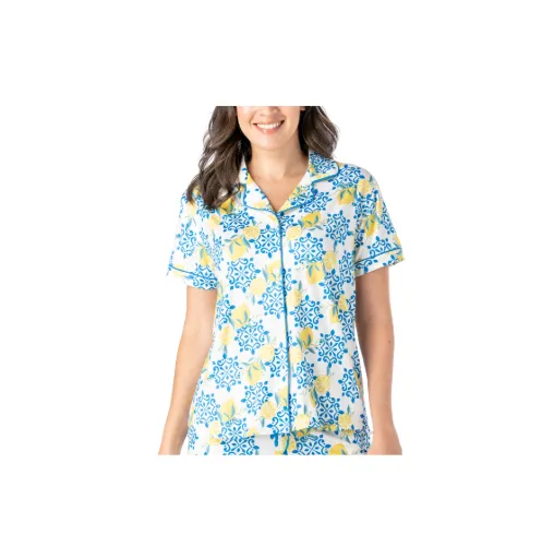 Sleepless in Santorini PJ Short Set