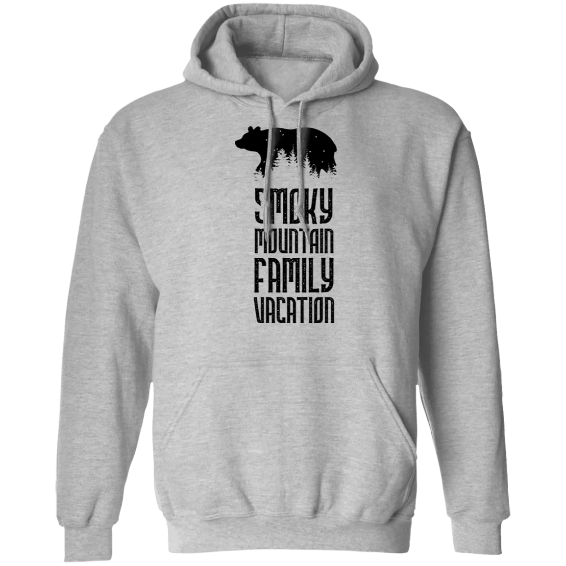 Smoky Mountain Family Vacation Bear - Pullover Hoodie