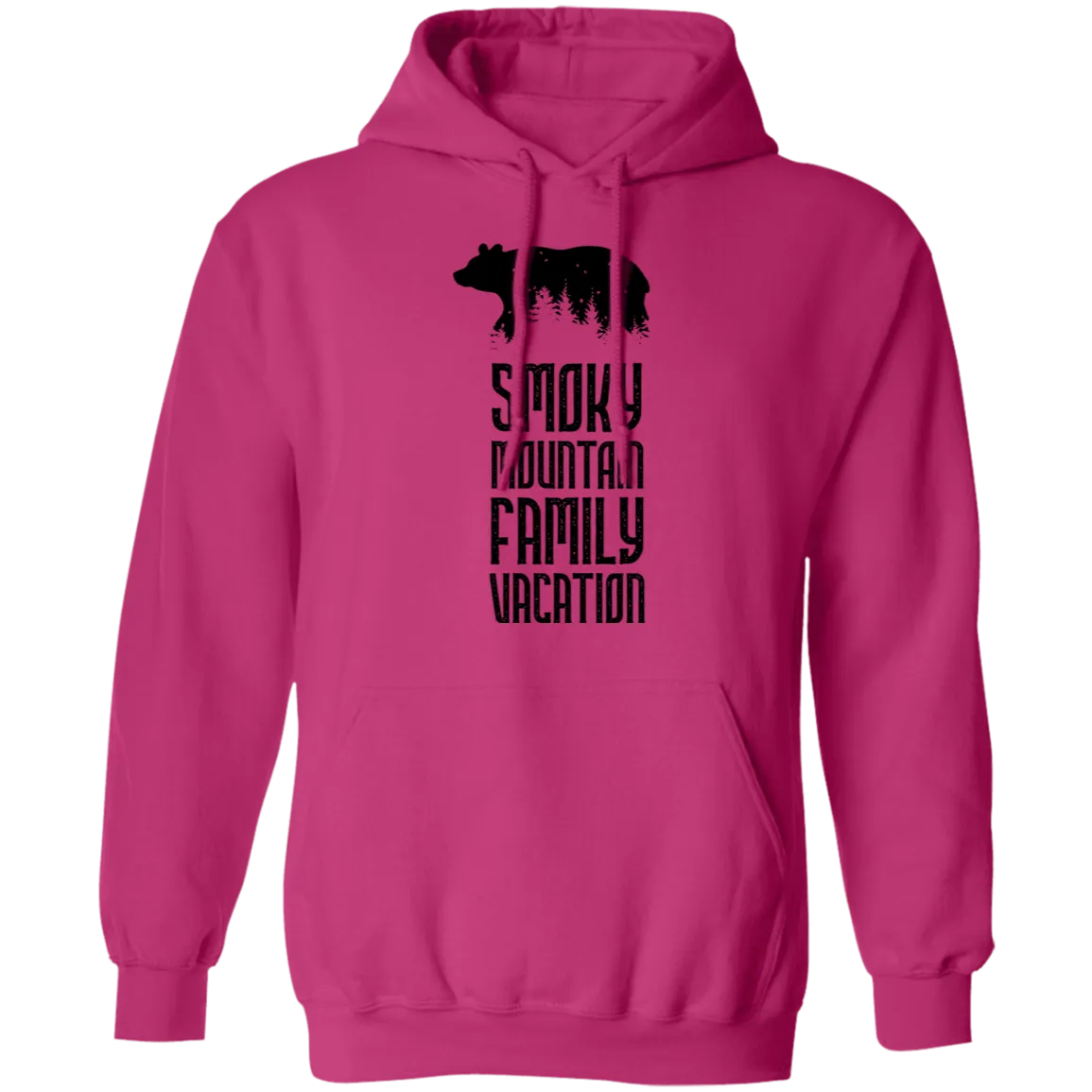 Smoky Mountain Family Vacation Bear - Pullover Hoodie