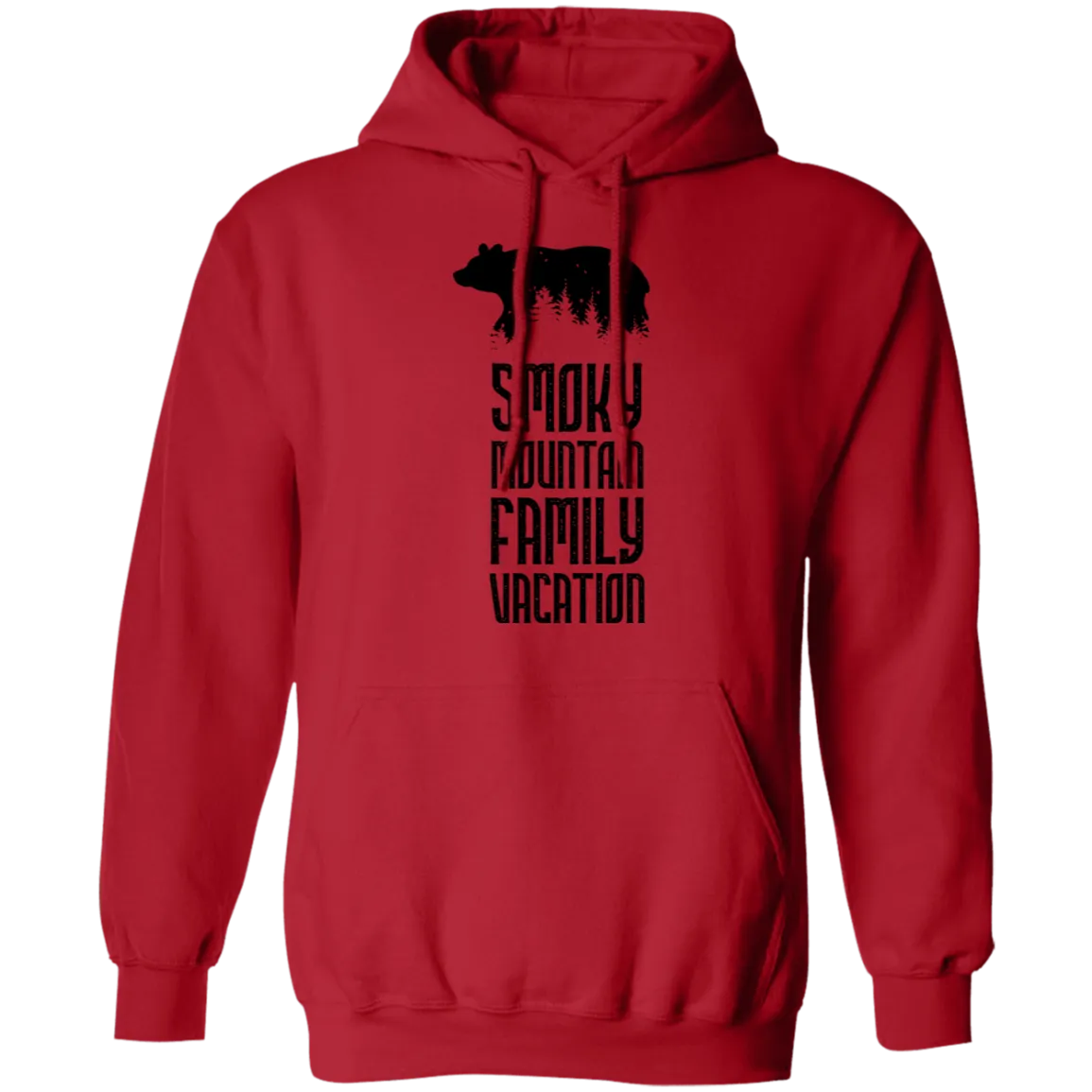 Smoky Mountain Family Vacation Bear - Pullover Hoodie