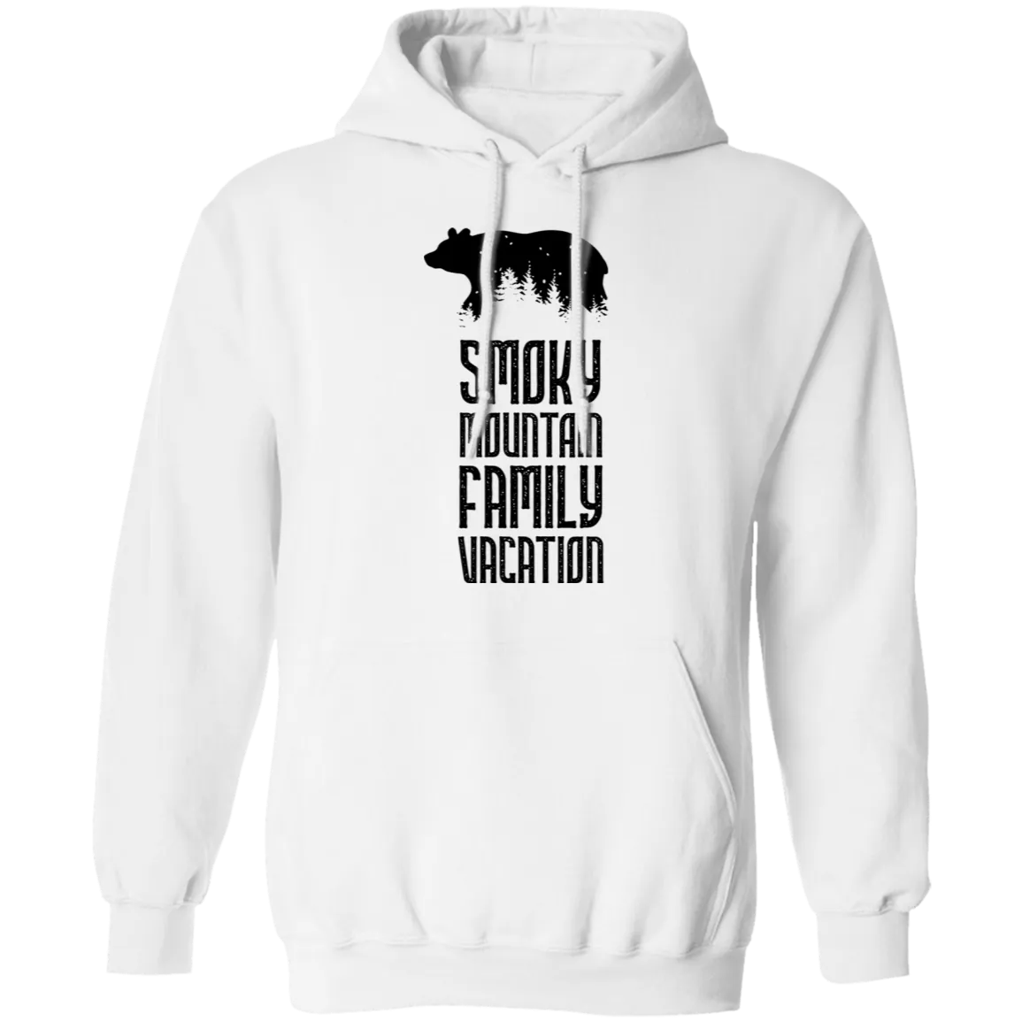 Smoky Mountain Family Vacation Bear - Pullover Hoodie
