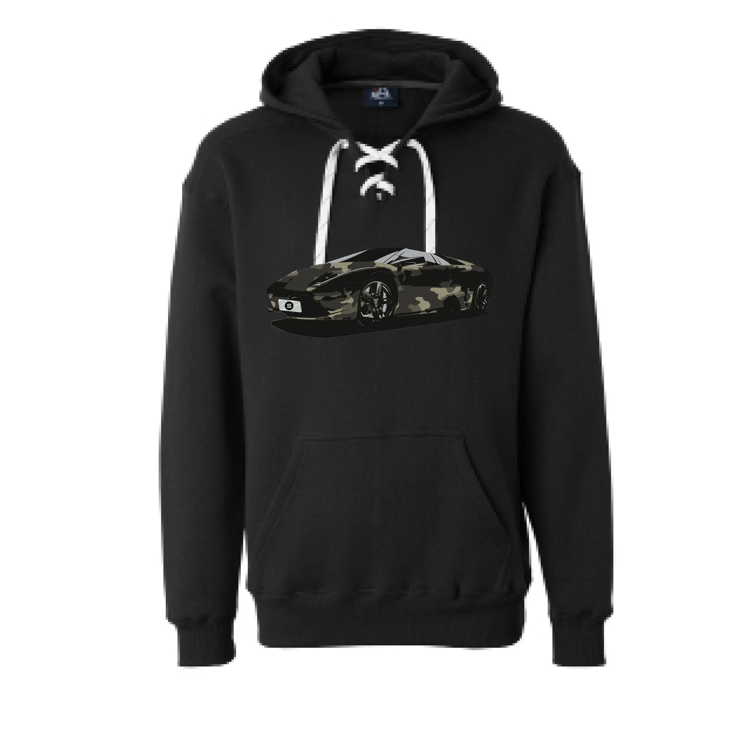Solana Crypto Lambo J American Sport Laced Hoodies