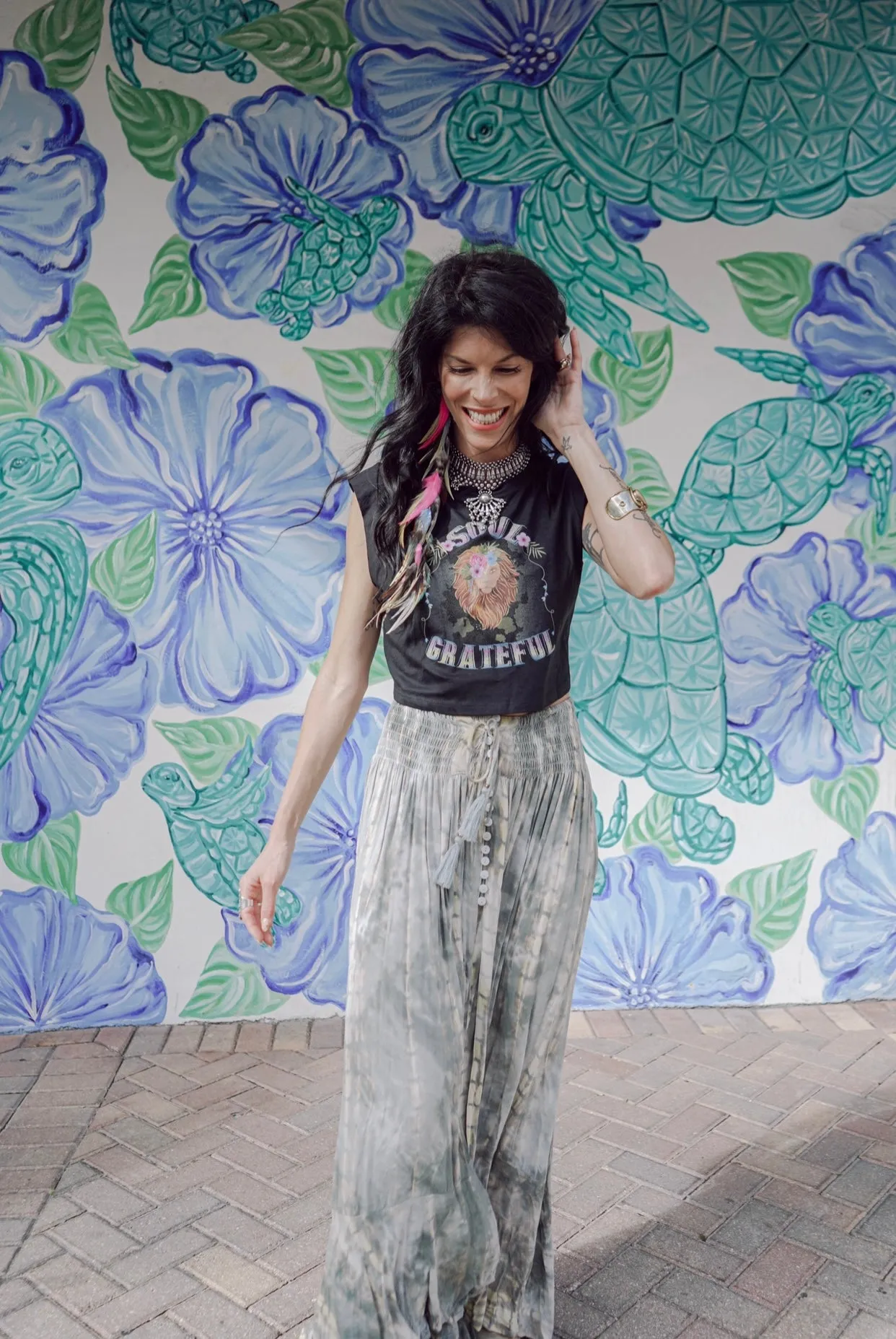 Soul Grateful Lioness Cropped Tank