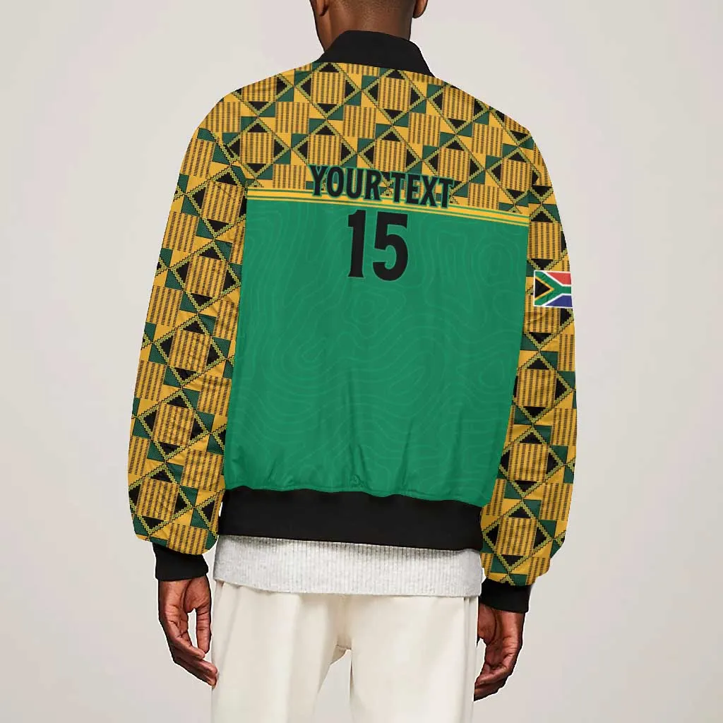 South Africa Soccer Custom Bomber Jacket Bafana Bafana LT15