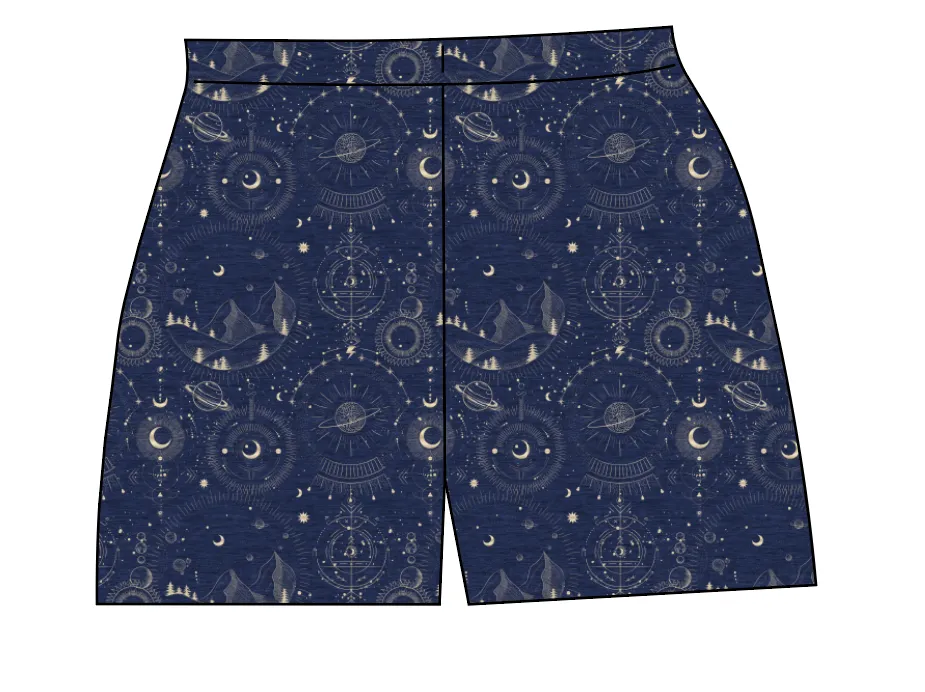 Space Explorer Ladies' Lounge Shorts