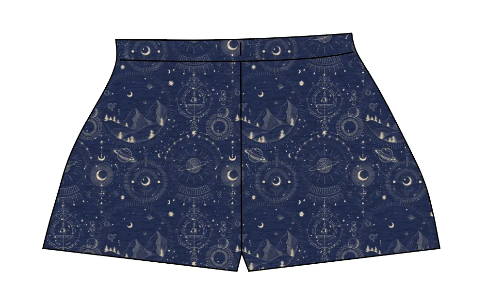 Space Explorer Ladies' Lounge Shorts