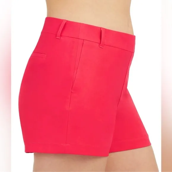 SPANX Sunshine Shorts 4&quot; Inseam Hibiscus Pink Size Medium
