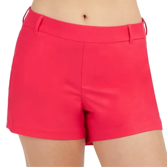 SPANX Sunshine Shorts 4&quot; Inseam Hibiscus Pink Size Medium